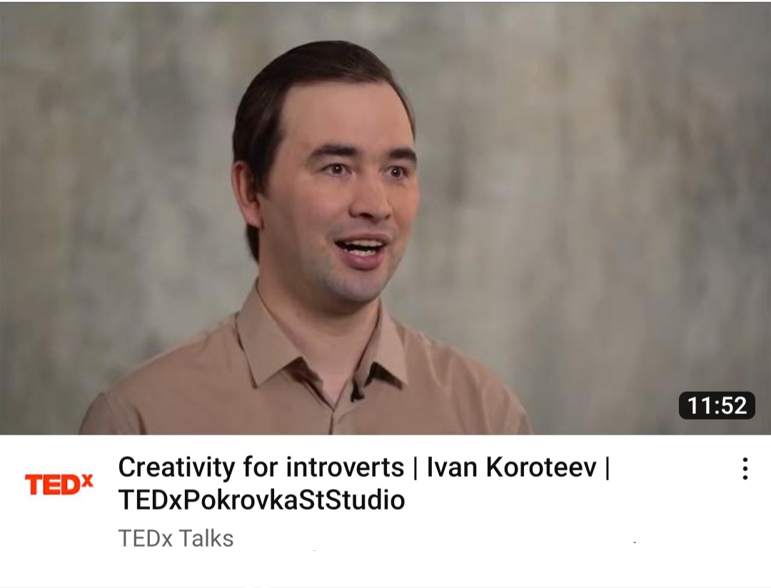 Ivan Koroteev at a TEDX talk